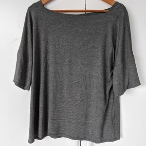 Allison Izu gray top